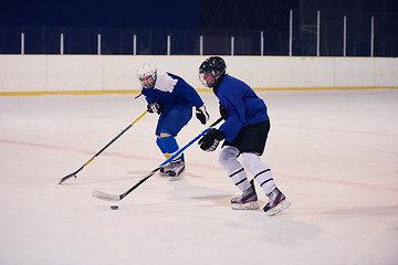 Image showing ice hockey sport players