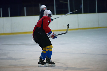 Image showing ice hockey sport players