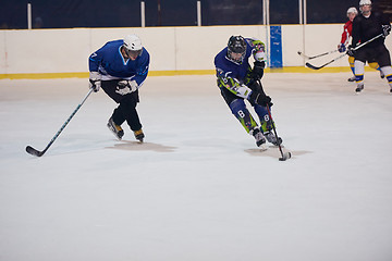 Image showing ice hockey sport players