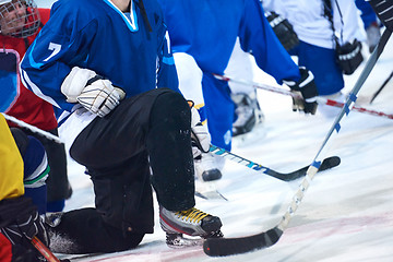 Image showing ice hockey player in action