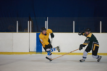 Image showing ice hockey sport players