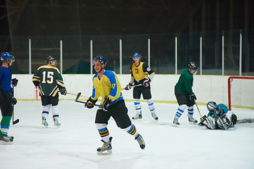 Image showing ice hockey sport players