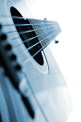 Image showing Guitar close up