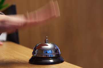 Image showing hotel reception bell