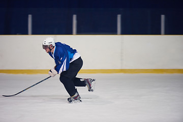 Image showing ice hockey player in action