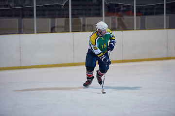 Image showing ice hockey player in action