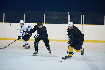 Image showing ice hockey sport players