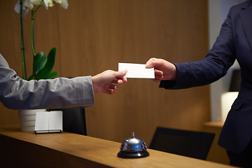 Image showing Couple on a business trip