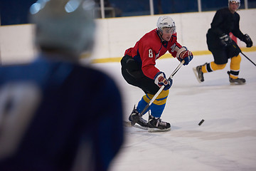 Image showing ice hockey sport players