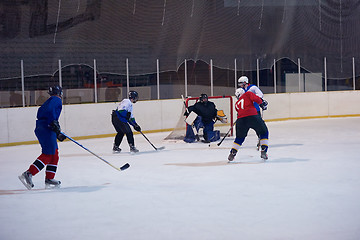 Image showing ice hockey sport players