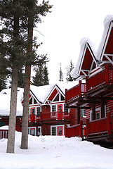 Image showing Winter lodge