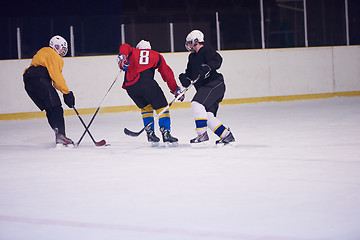 Image showing ice hockey sport players