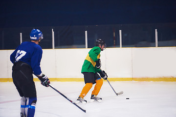 Image showing ice hockey sport players