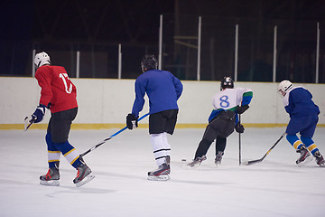 Image showing ice hockey sport players