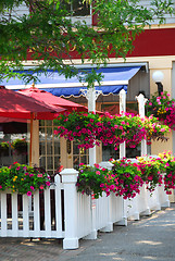 Image showing Restaurant patio