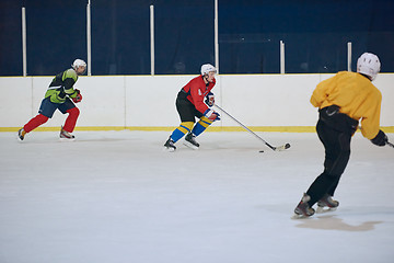 Image showing ice hockey sport players