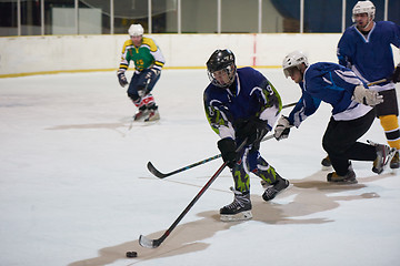 Image showing ice hockey sport players