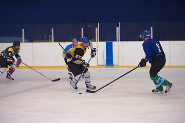 Image showing ice hockey sport players