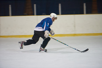 Image showing ice hockey player in action