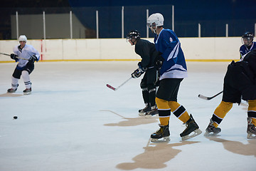 Image showing ice hockey sport players