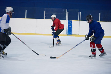 Image showing ice hockey sport players