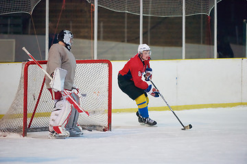 Image showing ice hockey sport players