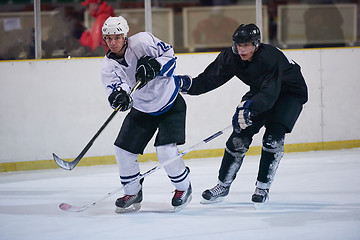 Image showing ice hockey sport players