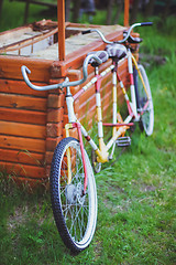 Image showing Bicycles for two passengers, the tandem