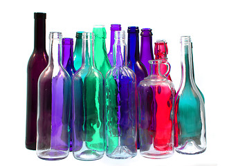 Image showing glass bottles