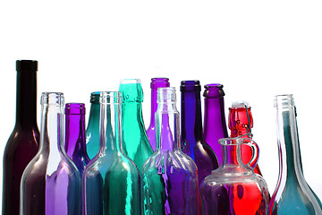 Image showing glass bottles