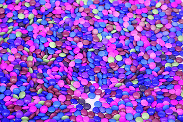 Image showing color chocolate candies 