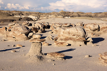 Image showing Bisti Badlands, New Mexico, USA