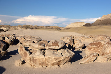 Image showing Bisti Badlands, New Mexico, USA
