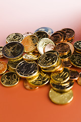 Image showing euro coins