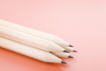 Image showing Pile of pencils