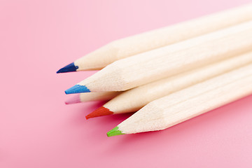 Image showing Pile of pencils