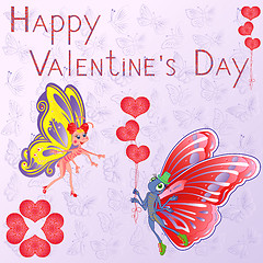 Image showing Valentine Day greeting card