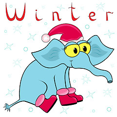 Image showing Why Elephant is so cold in winter?