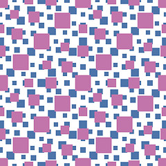 Image showing Seamless pattern with squares