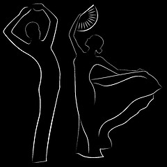 Image showing Man and woman dancing