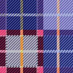 Image showing Blue and pink seamless checkered pattern