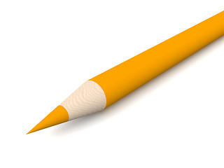 Image showing Tangerine Crayon