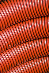 Image showing Red pipes