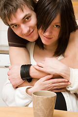 Image showing Smiling attractive couple
