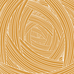 Image showing Abstract Orange Wave Background