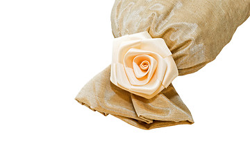 Image showing Sack and rose