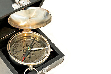 Image showing Silver compass