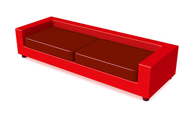 Image showing Red Sofa