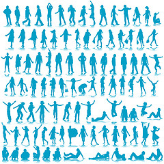 Image showing silhouettes