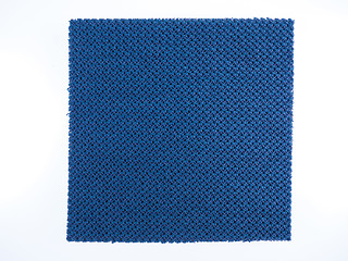 Image showing Blue fabric sample